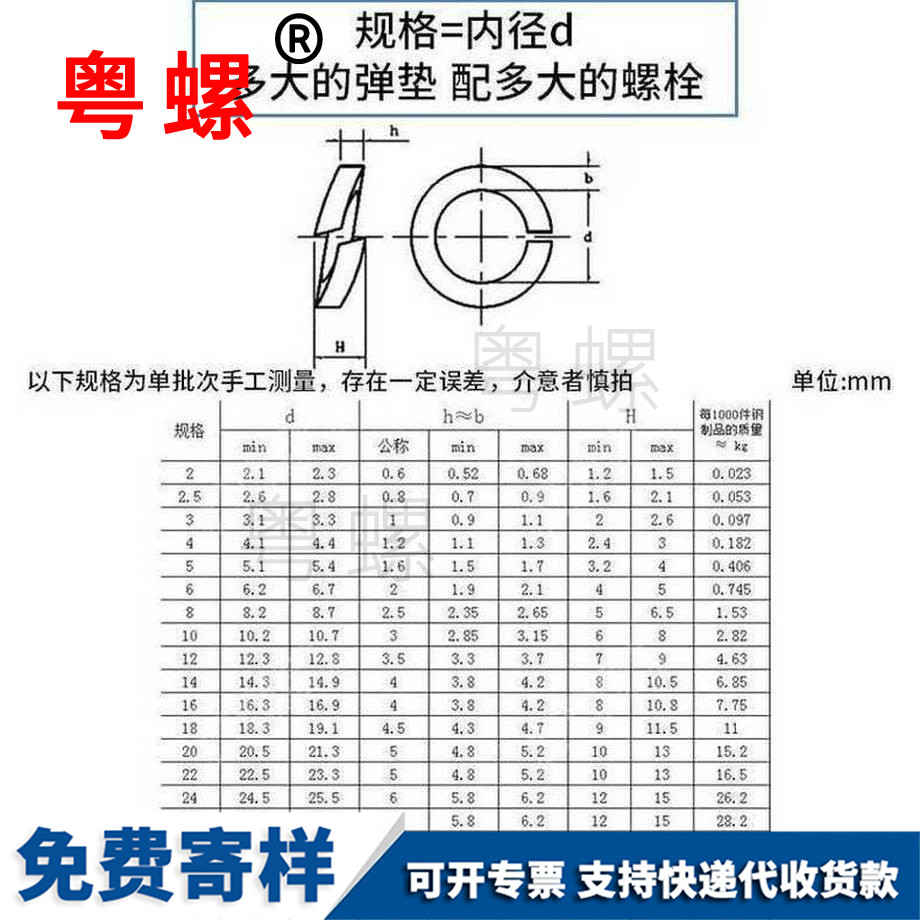 定制鋼絲阿壩彈簧墊圈