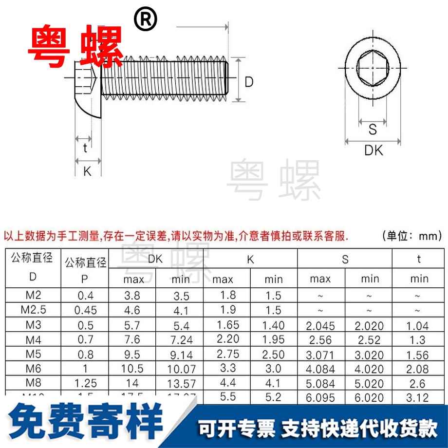 東城盤頭傘頭蘑菇頭螺釘