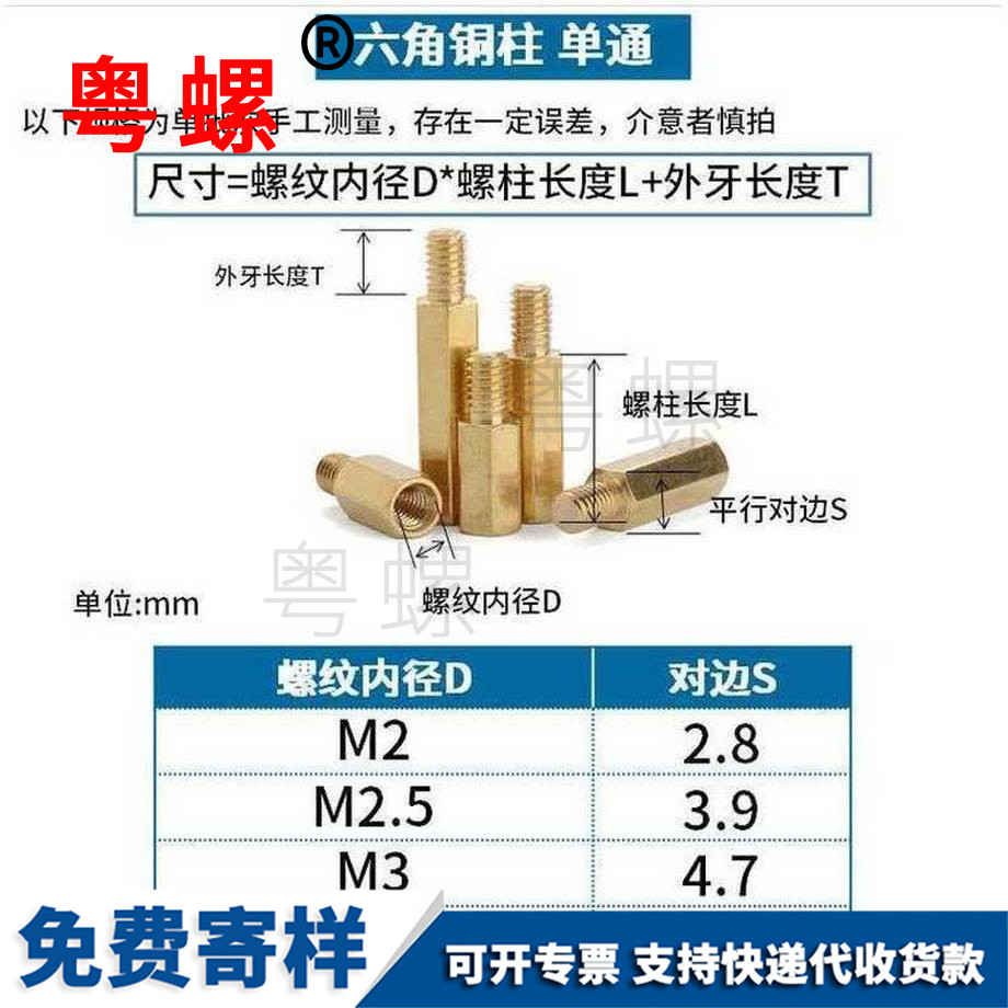 批發(fā)六角廊坊銅柱螺絲