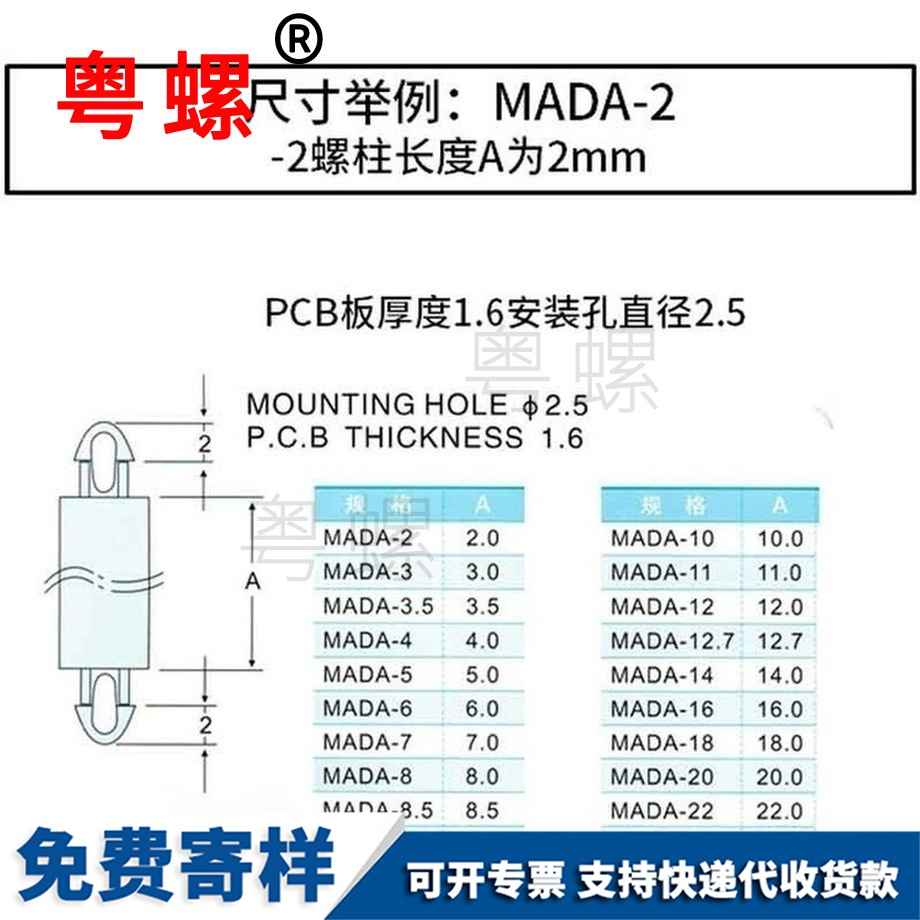 定做尼龍雙頭PC板