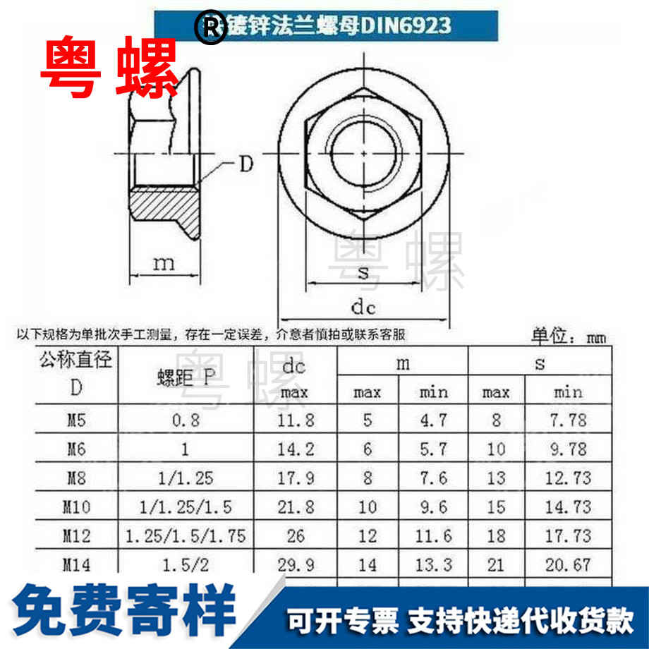 訂做鐵帶齒廊坊法蘭螺母