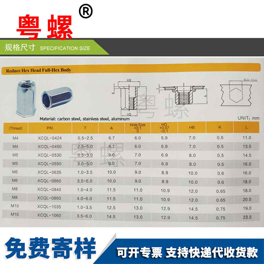 加工小沉頭